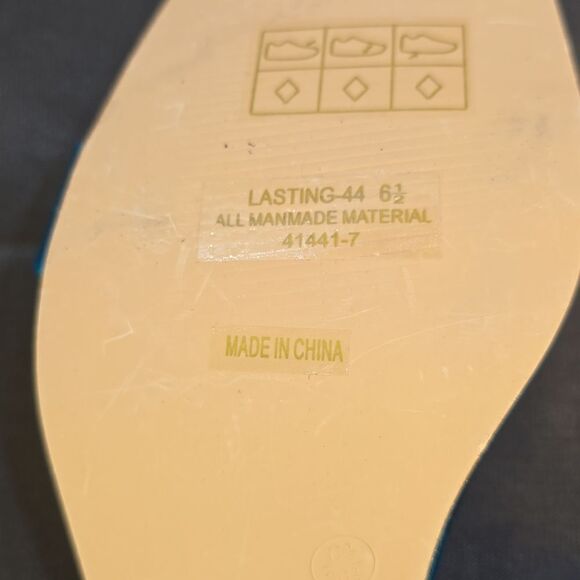 BRAND NEW BAMBOO SQUARE-TOE HIGH-HEELED WOMEN'S SANDALS - Picture 15 of 16